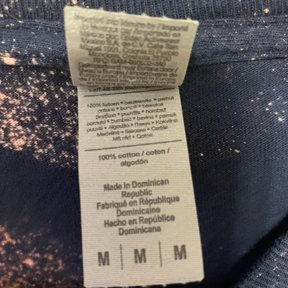 Juniors Medium Georgia Southern half shirt - Picture 3 of 4
